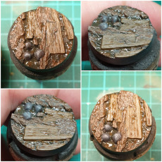 Picture of print of 25mm Trench Bases and Toppers