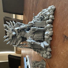 Picture of print of Dragon Knight with Skull Base [presupported]