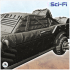 Post-apo car with spikes and machine gun (16) - Future Sci-Fi SF Post apocalyptic Tabletop Scifi image