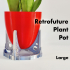 Retrofuturistic Large Plant Pot image