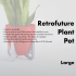 Retrofuturistic Large Plant Pot image