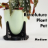 Retrofuturistic Medium Plant Pot image