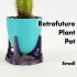 Retrofuturistic Small Plant Pot image