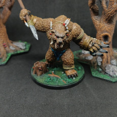 Picture of print of WP - Corruption Of The Glades - Werebear Hunter A