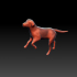 DOG CLIMBING UP STAIRS FOR MAQUETTES, DIORAMAS, DECOR ETC. image