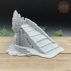 Picture of print of Bridge Half - Medieval Town Set