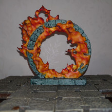 Picture of print of FIRE ELEMENTAL PORTAL