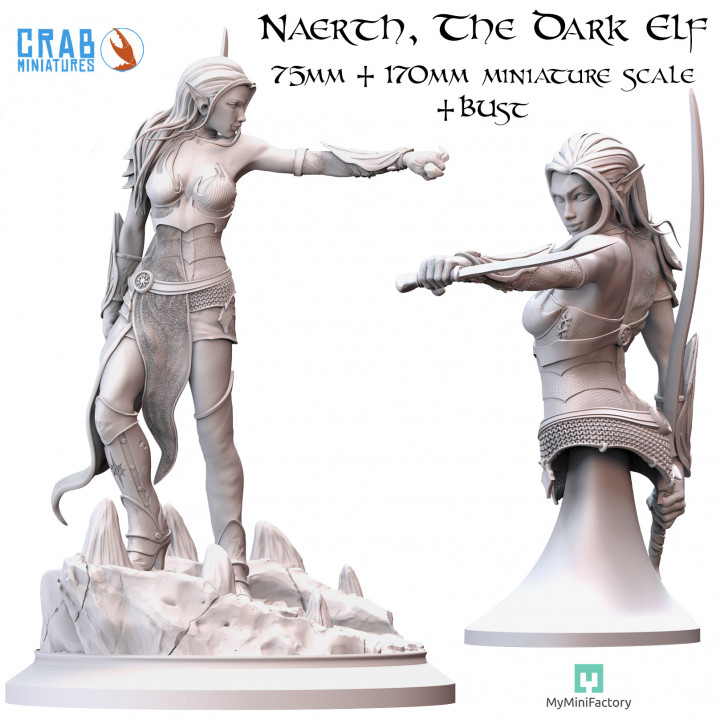 Naerth - Bust, 75mm and 170mm's Cover