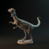 Dilophosaurus clicker fan-art 1-35 scale pre-supported dinosaur monster image