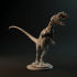 Dilophosaurus clicker fan-art 1-35 scale pre-supported dinosaur monster image