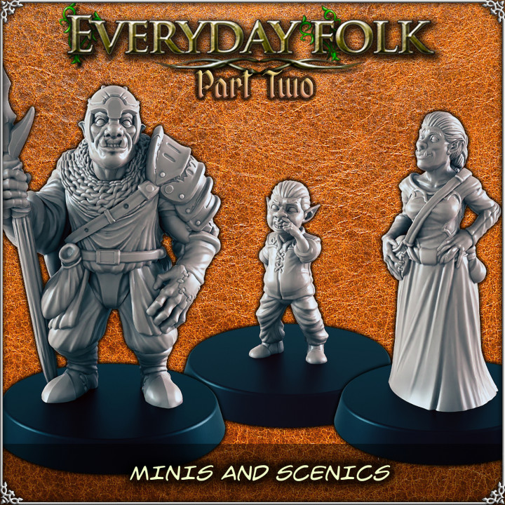 Everyday Folk Part 2 - Minis & Scenics's Cover