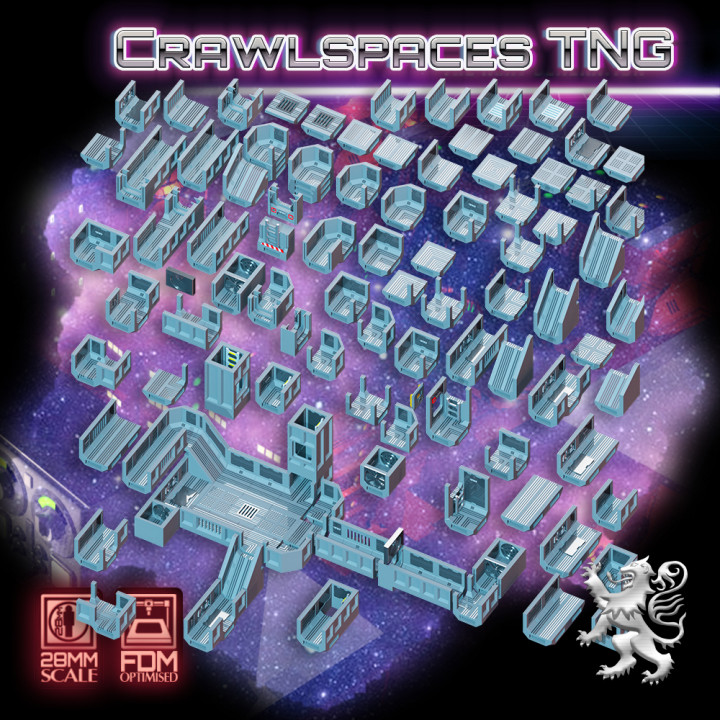 Crawlspaces TNG 28mm Scifi Terrain's Cover