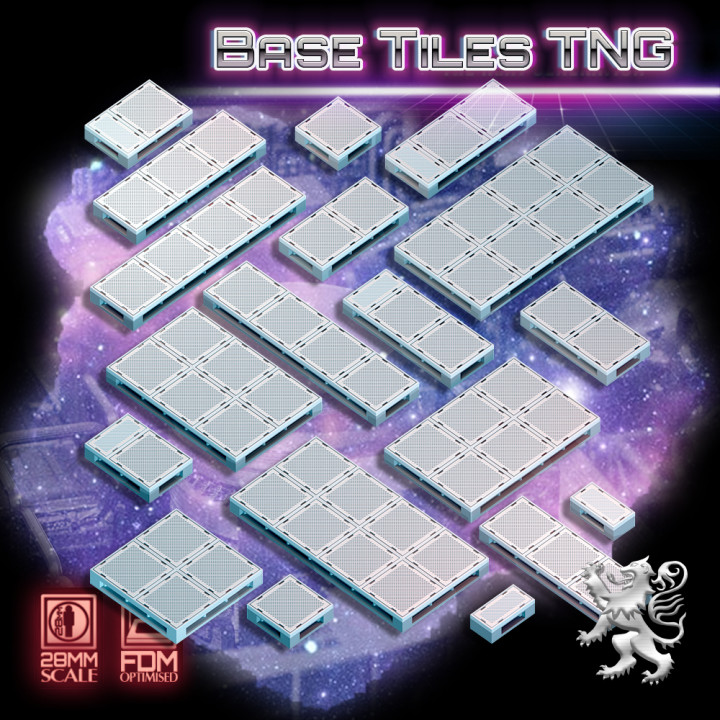 Base Tiles TNG 28mm Scifi Terrain's Cover