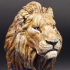 Lion Bust print image