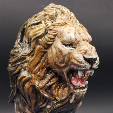 Picture of print of Lion Bust