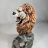 Lion Roar Bust print image