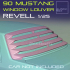 Window LOUVER FOR 90 Mustang  Revell 1/25th Modelkit image