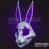 Japanese Kitsune Neon Violet Cosplay Mask - 3D Print STL File for Cosplay and Halloween image