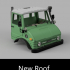 Crawler Bog 406 Cab (UNIMOG 406 replica) - 1/10 RC body image