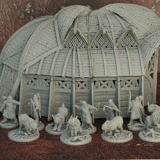 Picture of print of Viking Throne Room /Terrain/ /Pre-supported/