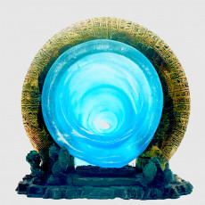 Picture of print of EGYPTIAN PORTAL WITH ITS WATER VORTEX EFFECT