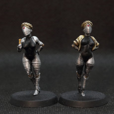 Picture of print of Atomic Heart Ballerina Twins Fan minis