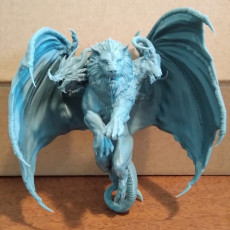 Picture of print of Flying Chimera - Tabletop Miniature (Pre-Supported)