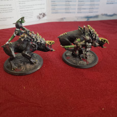 Picture of print of Rat riders (Mounted & Wild versions)