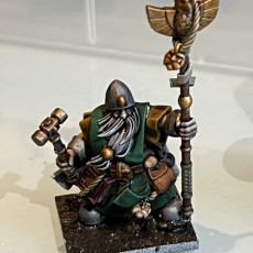 Picture of print of Dwarf Runepriests - Highlands Miniatures