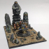 Ancient Dwarf Forge and Great Dwarf Runemaster - Highlands Miniatures print image