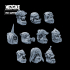 Orc freebooter heads (pre-supported) image