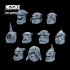 Orc freebooter heads (pre-supported) image
