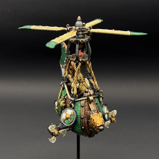 Picture of print of Dwarf Flying Machine - Highlands Miniatures