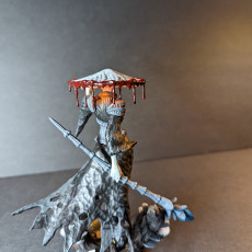 Picture of print of The Fungal Queen Presides / Confronts