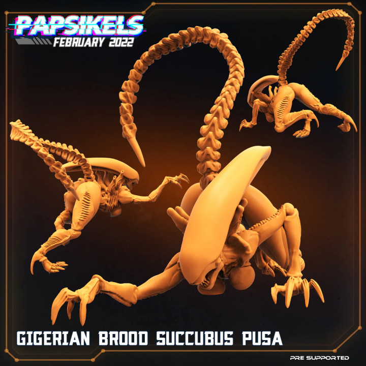 Gigerian Brood Succubus Pusa's Cover