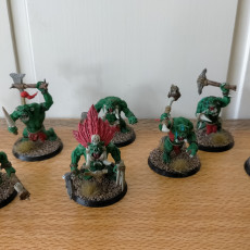 Picture of print of Savage Orcs multi-part regiment