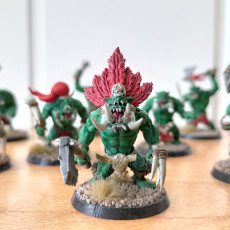 Picture of print of Savage Orcs multi-part regiment