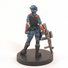 Picture of print of Elite 'Cartoon' Trooper, Female Pose 1