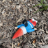 MURDERED GNOME WITH KNIFE FIGURINE - EASY PRINT image