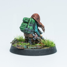 Picture of print of Strife Series 01a - Cute Post-Apocalyptic Stalker Girl with Sniper Rifle