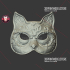 Kitty Cat Cosplay Mask 3D Print Model - STL File for Cosplay Halloween image