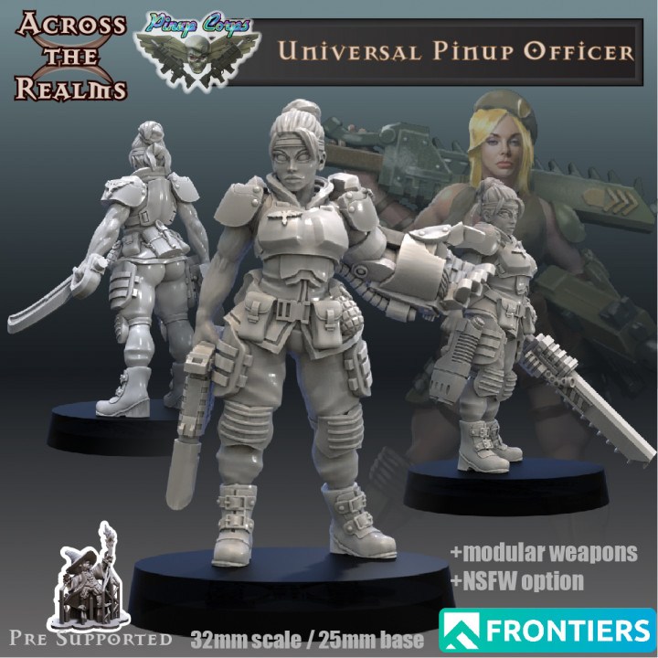 Universal Pinup Officer's Cover