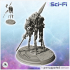 Sci-Fi alien figures pack No. 2 - SF SciFi post-apo post apocalypse wars future 15mm 20mm 28mm wargaming wargame image