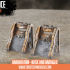 Free Last Defence - Concrete Trench Collection Terrain - Barrier Mini Undamaged and Damaged versions image