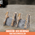 Free Last Defence - Concrete Trench Collection Terrain - Barrier Mini Undamaged and Damaged versions image