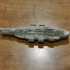 SCI-FI Ships Heavy Battleship - Empire of the Rising Sun - Presupported print image