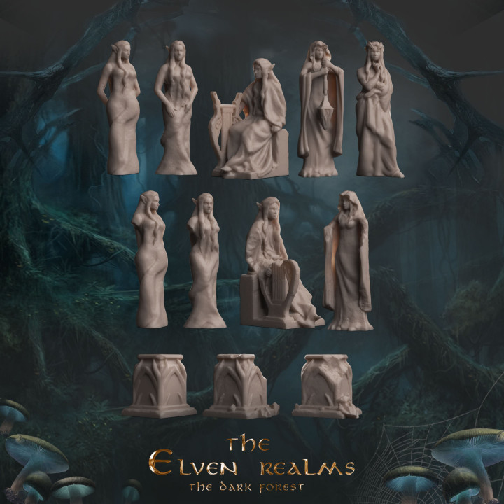 Elven Statues's Cover