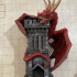 Wyvern Dice Tower - SUPPORT FREE! print image