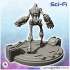 Alien zombie creature with large hands (3) - SF SciFi wars future apocalypse post-apo wargaming wargame image