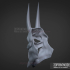 Japanese Kitsune Neon White Mask Cosplay Halloween 3D Print Model image